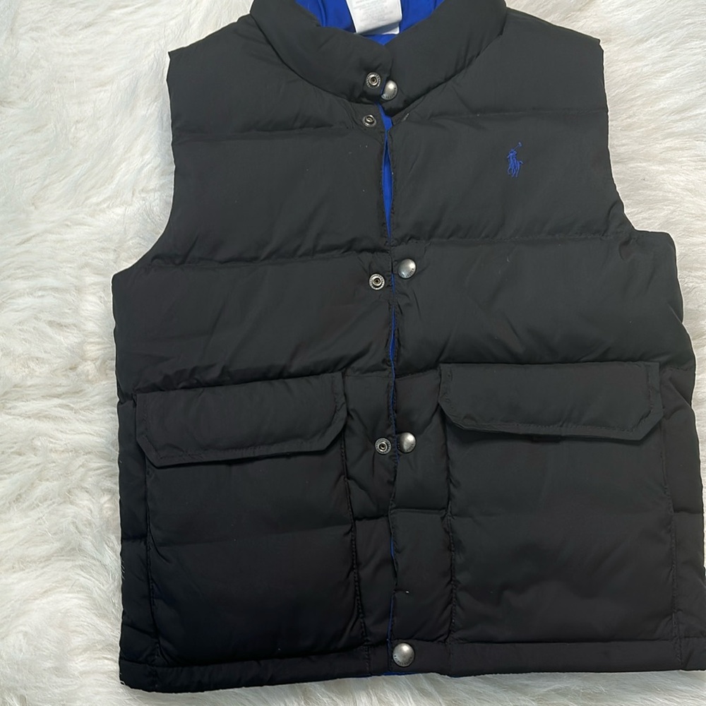 Boys polo Ralph Lauren puffer vest. Size 7 excellent condition.